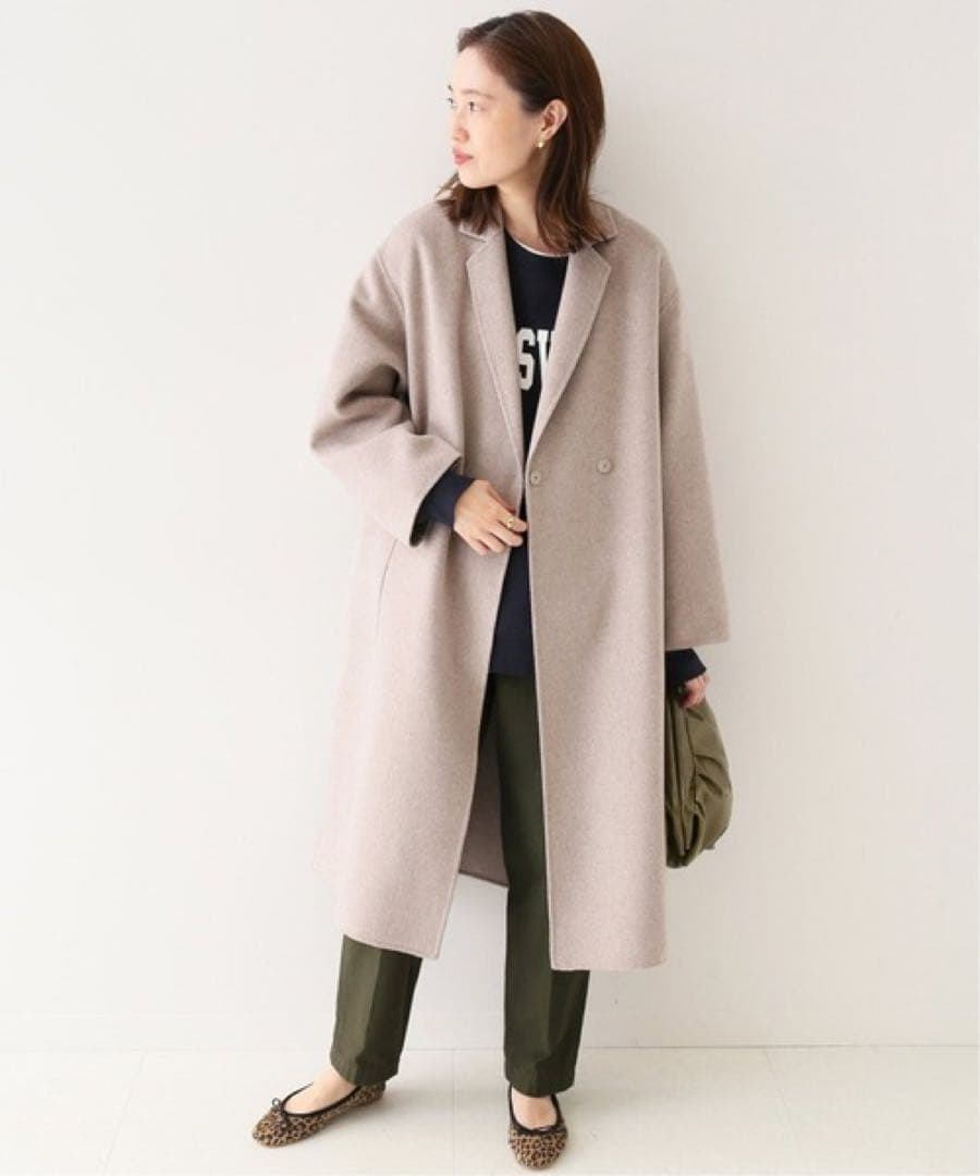 極美品★スローブイエナ HAMILTON ダブルフェイスウールチェスターコート