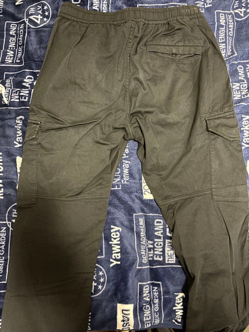 stone  ストーンアイランド ブラックカーゴパンツ