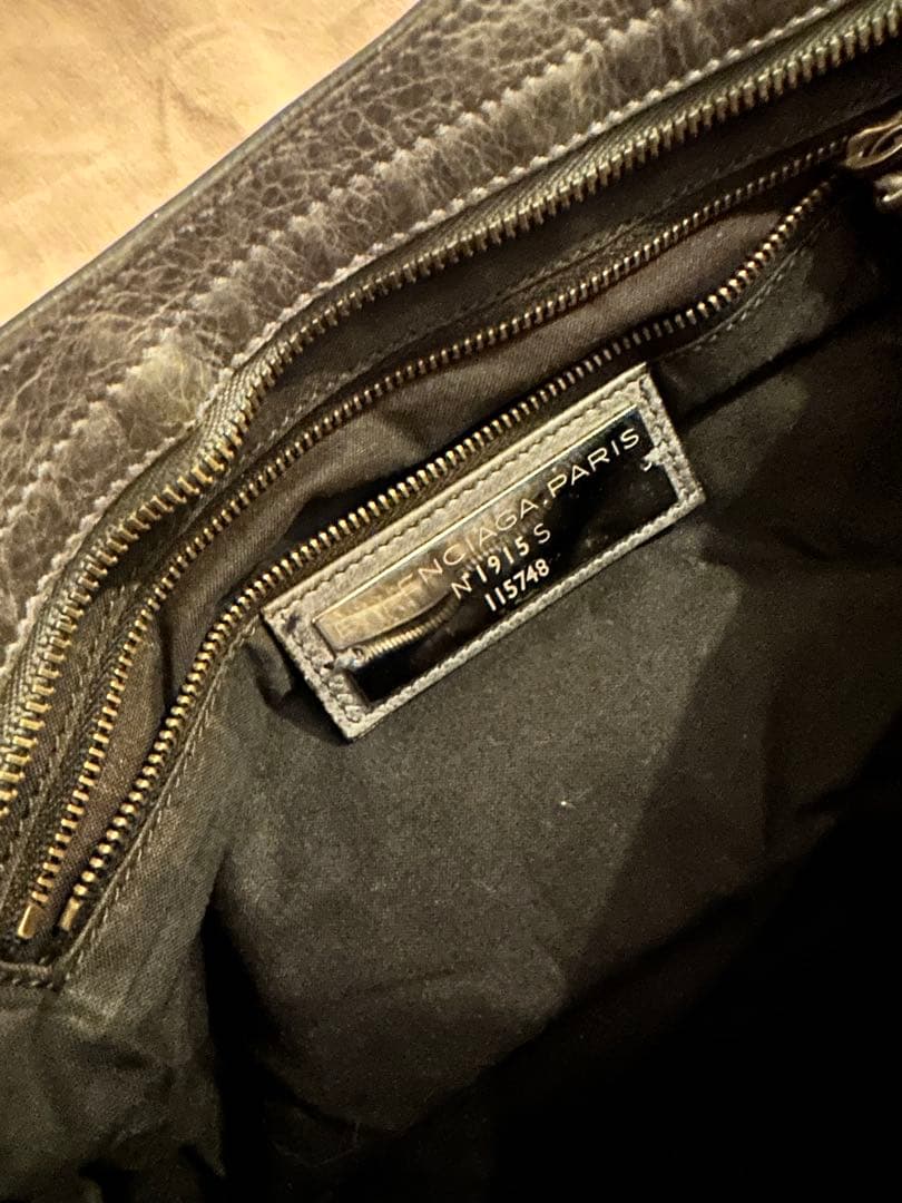 BALENCIAGA ショルダーバッグ グレー N 1915 S