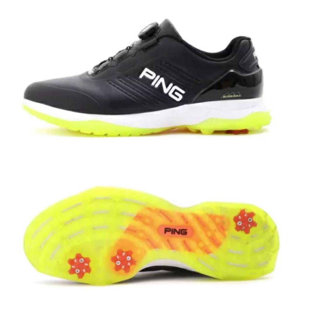 【新品】PING／ゴルフシューズ／25cm