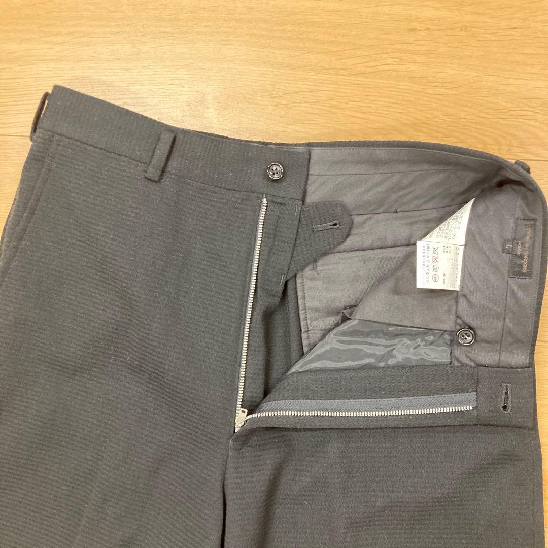 コム・デ・ギャルソン ウールスラックス Lサイズ