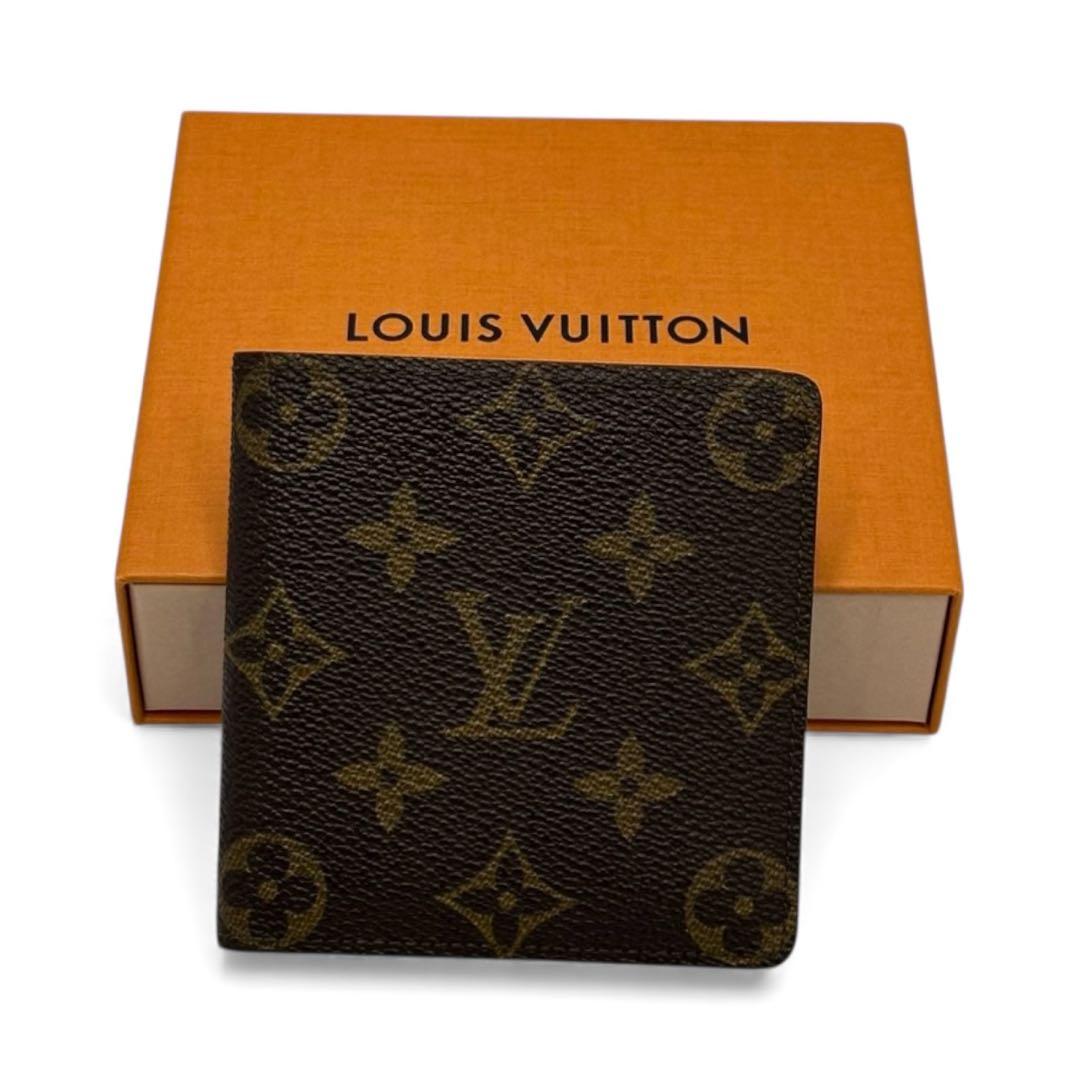 【極美品】ルイヴィトン ポルトビエ 6カルトクレディ 二つ折り財布 モノグラム