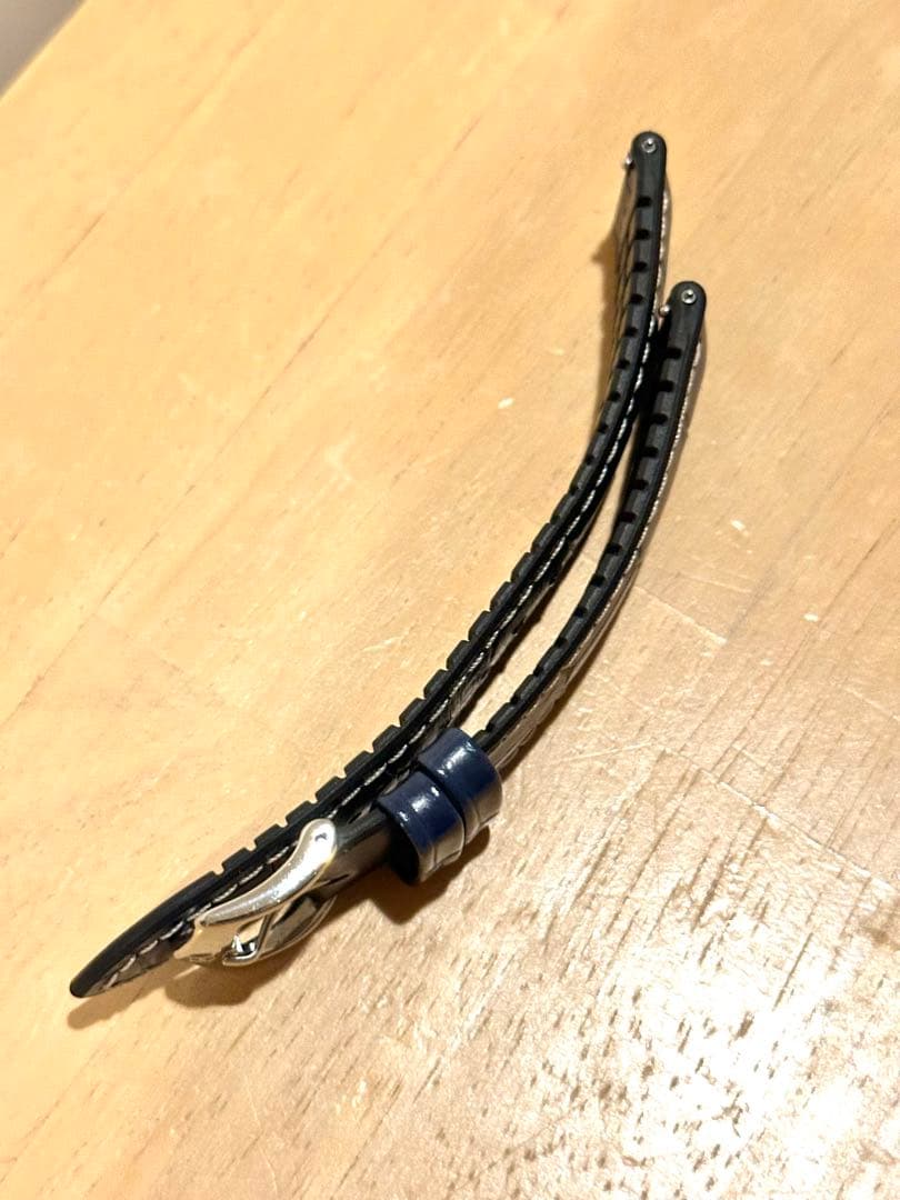 ヒルシュ HIRSCH 時計ベルト ジョージ ブルー ネイビー　20mmクイック