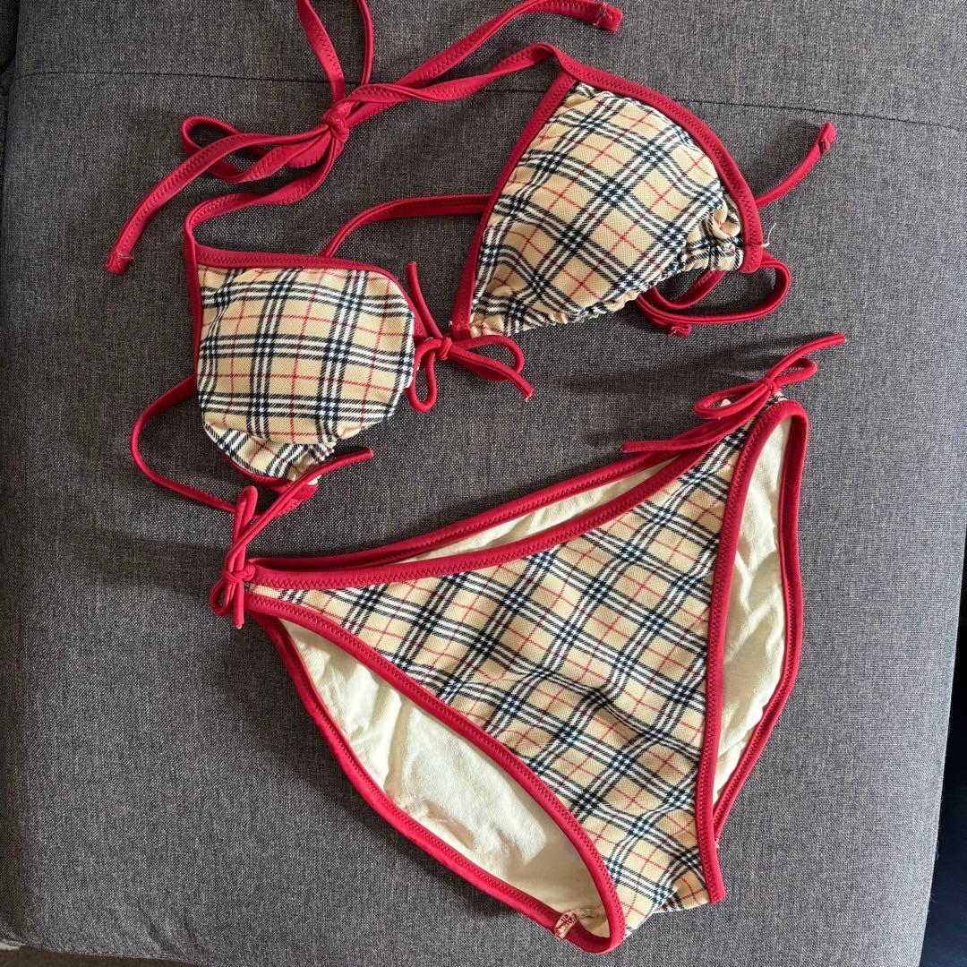 【BURBERRY BLUE LABEL】チェックビキニ