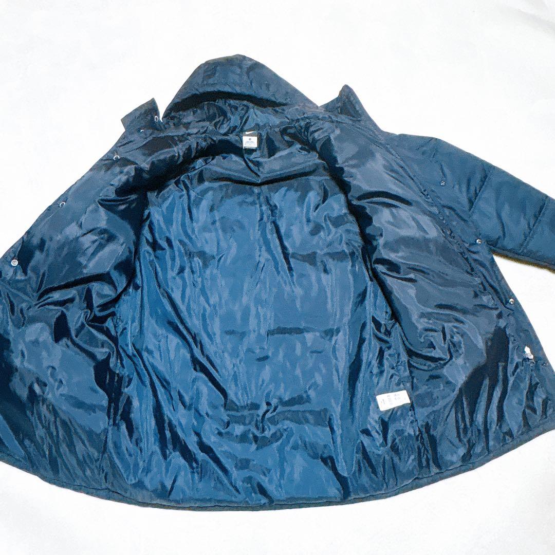 NIKE ベンチコート XL 支給品 可能性あり ネイビー×レッド 非売品 鹿島