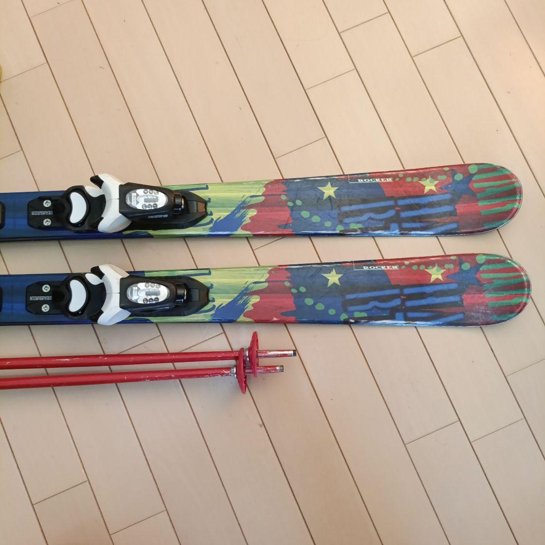 ■子供用スキー4点セット■板116/靴20.0〜21.5■