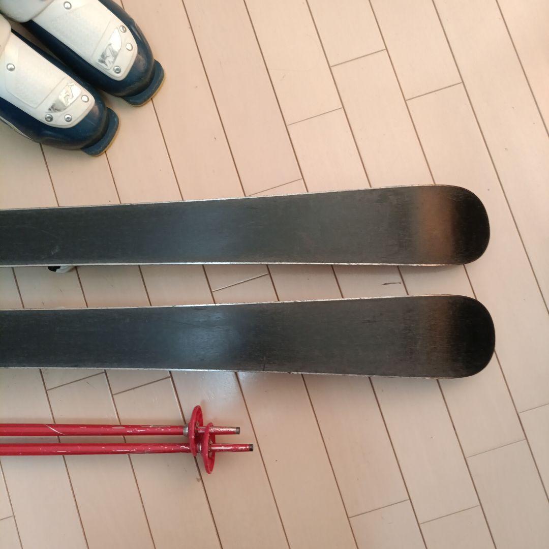 ■子供用スキー4点セット■板116/靴20.0〜21.5■