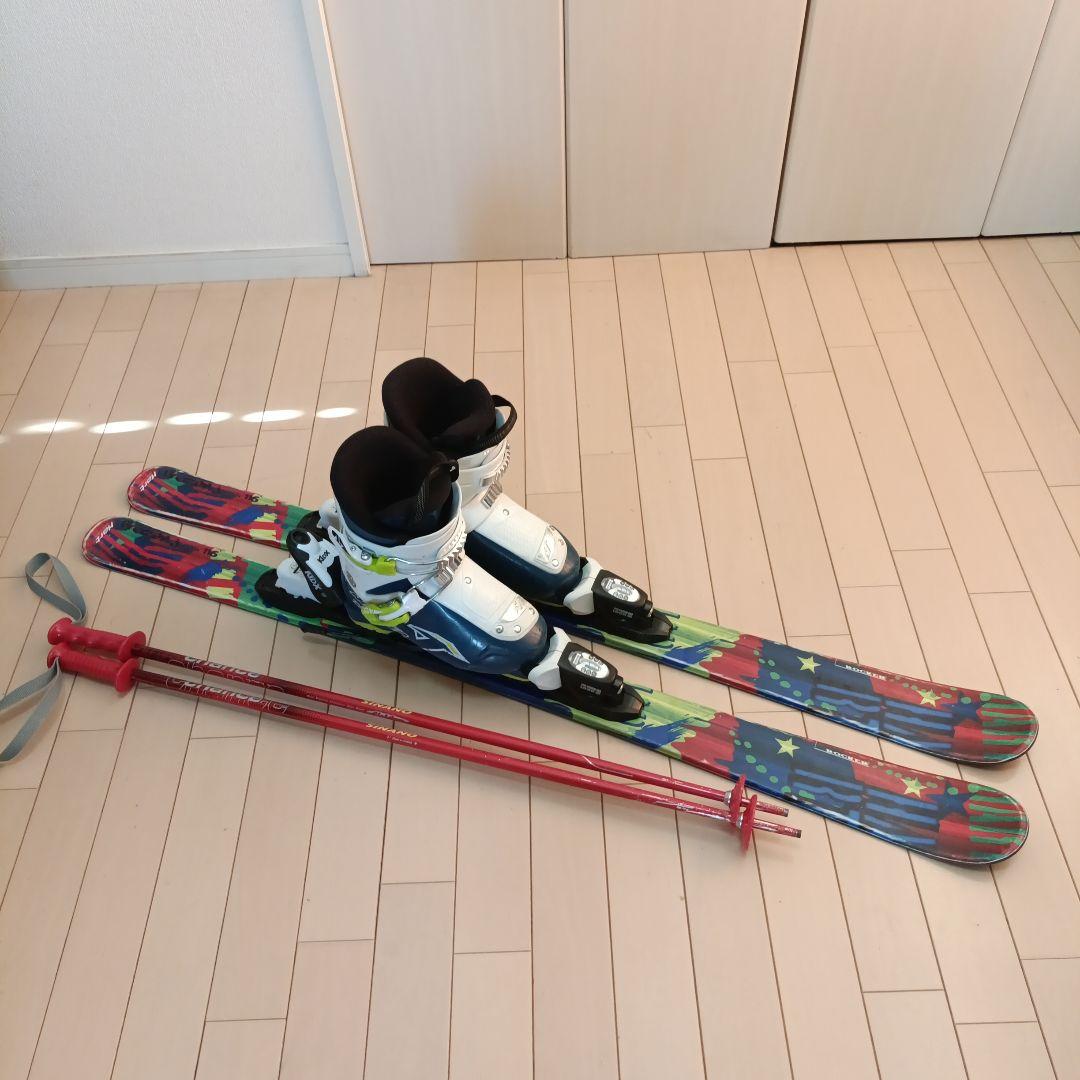 ■子供用スキー4点セット■板116/靴20.0〜21.5■