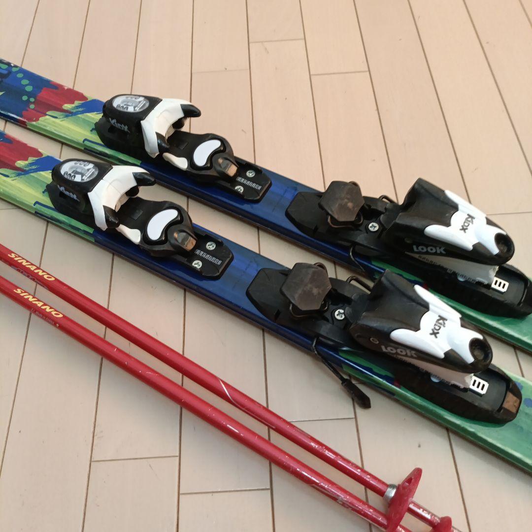 ■子供用スキー4点セット■板116/靴20.0〜21.5■