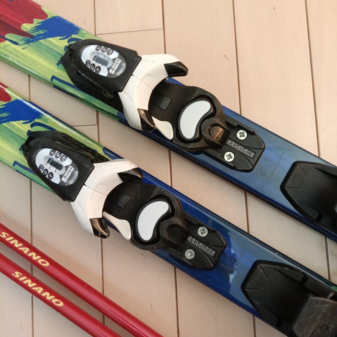 ■子供用スキー4点セット■板116/靴20.0〜21.5■