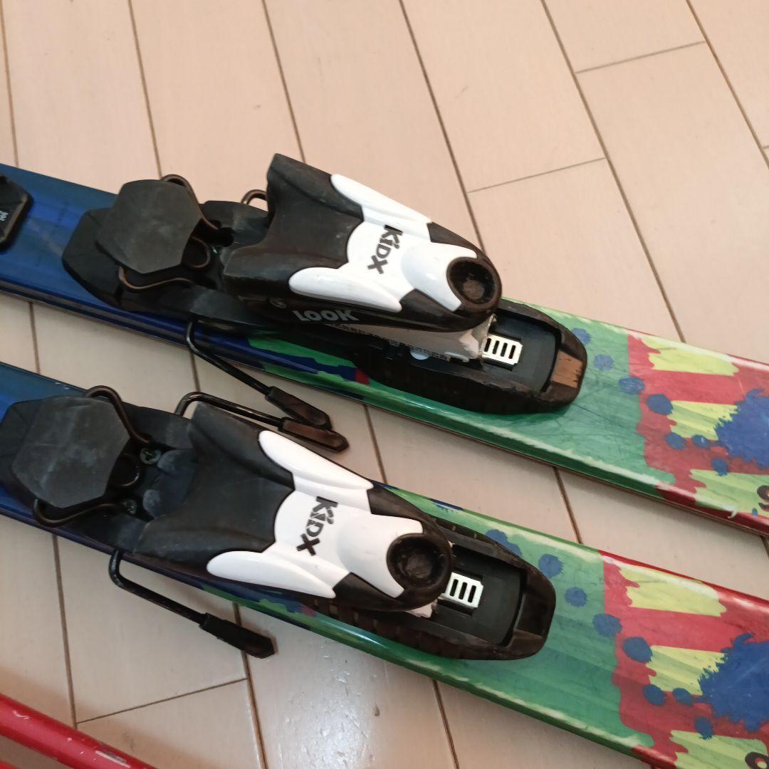 ■子供用スキー4点セット■板116/靴20.0〜21.5■
