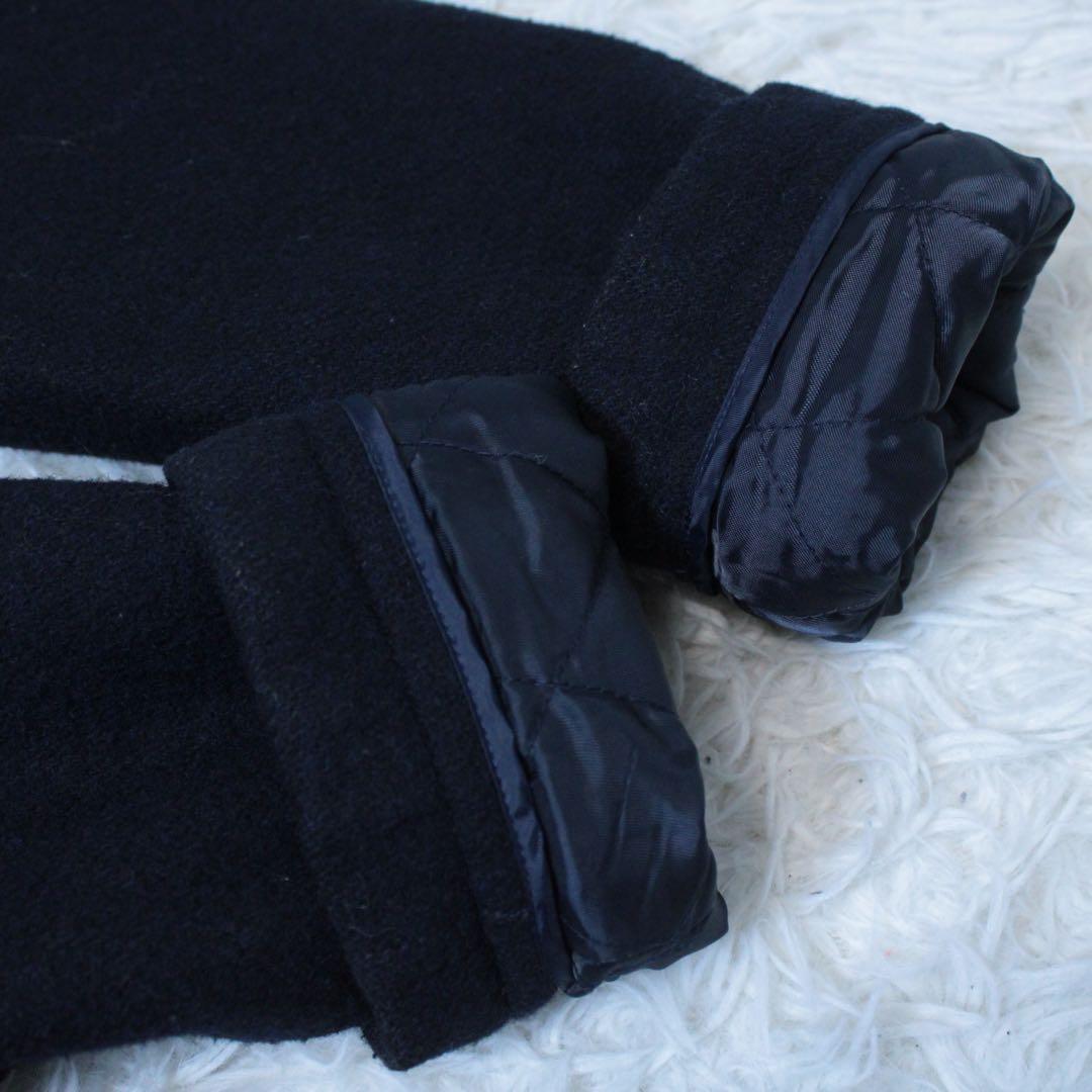 BURBERRRY バーバリーブラックレーベル ウール ダッフルコート M 紺