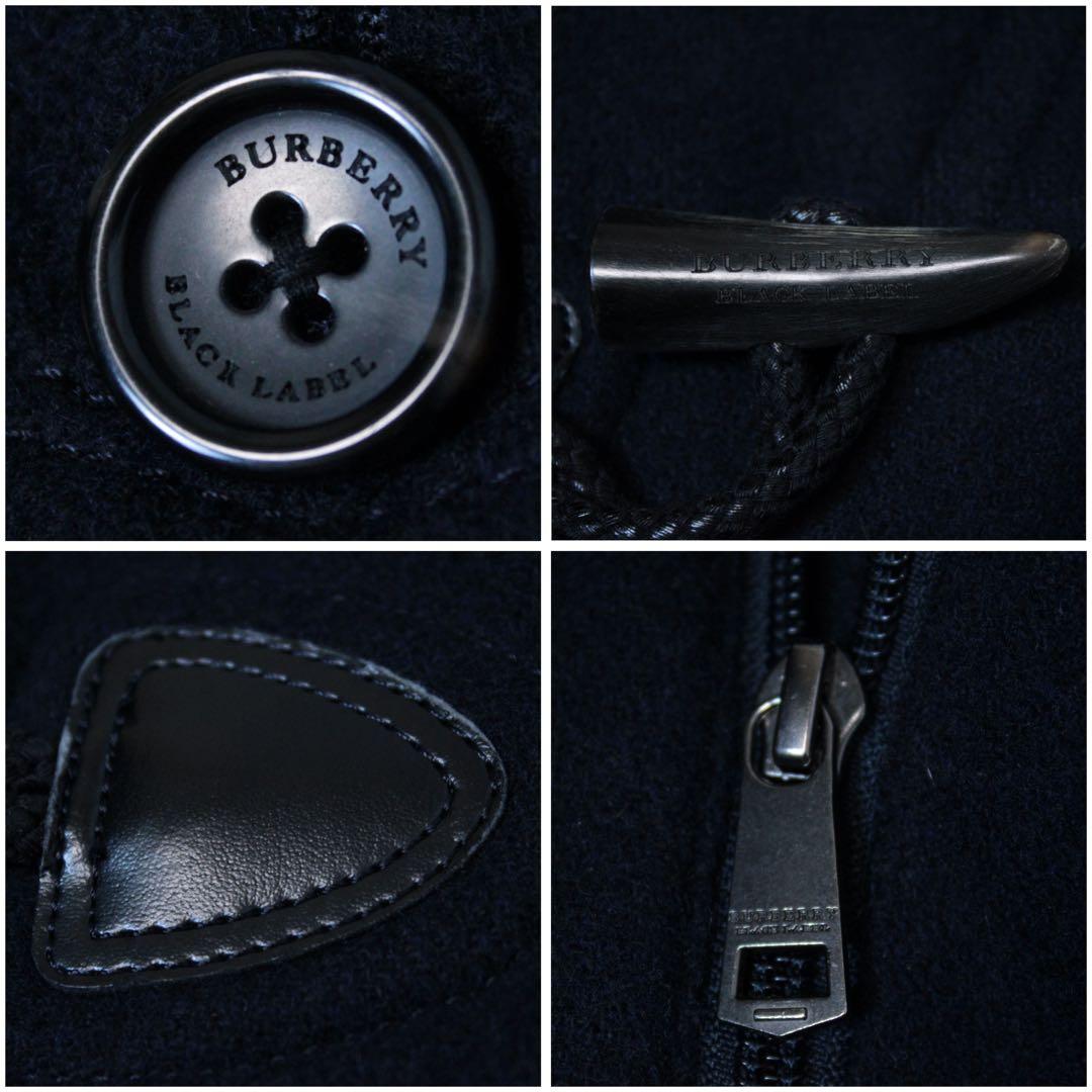 BURBERRRY バーバリーブラックレーベル ウール ダッフルコート M 紺