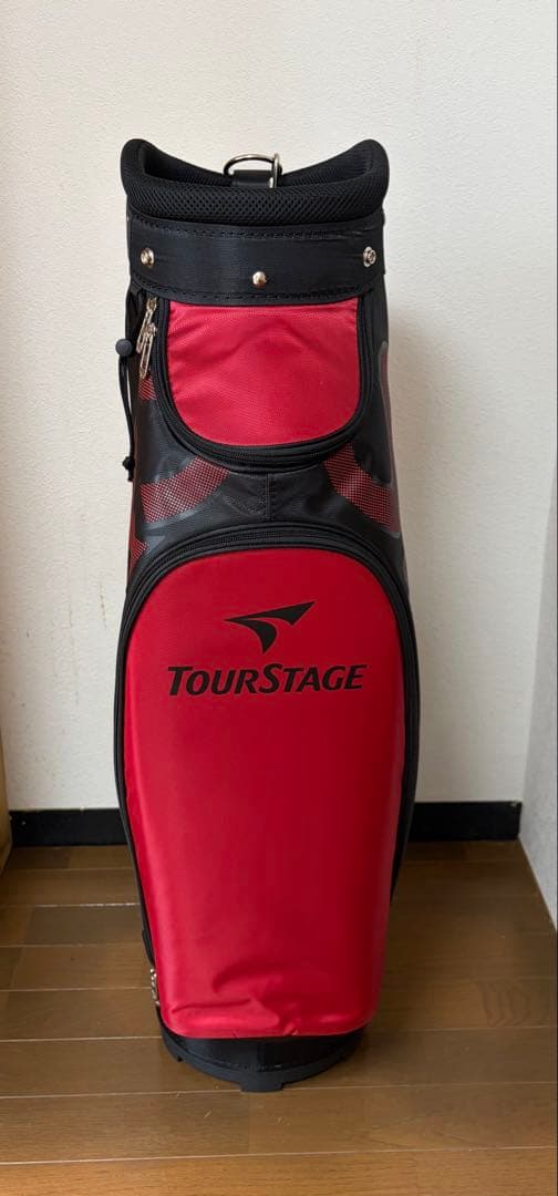TourStage キャディバッグ 赤黒