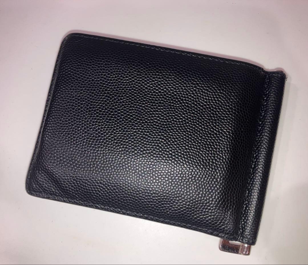 最終値下げ　美品　SAINT LAURENT ブラック マネークリップ
