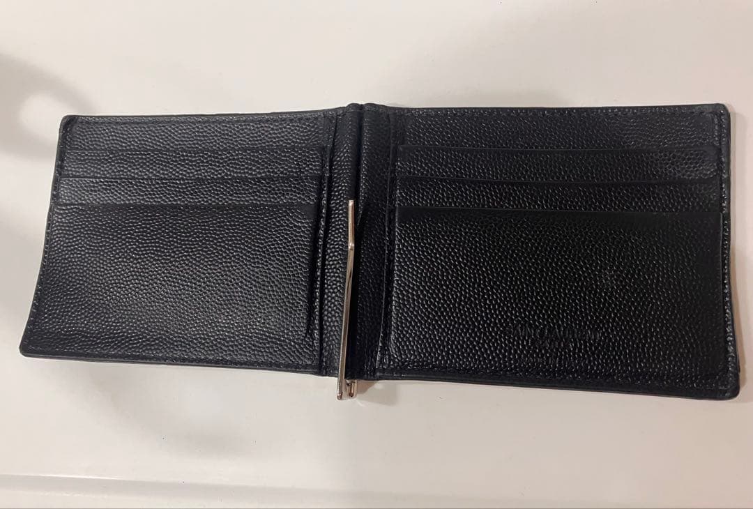 最終値下げ　美品　SAINT LAURENT ブラック マネークリップ