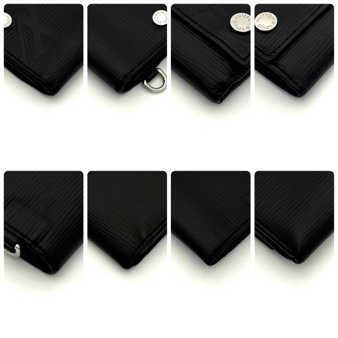 専用ルイヴィトン エピ ノワール チェーン コンパクト ウォレット2260