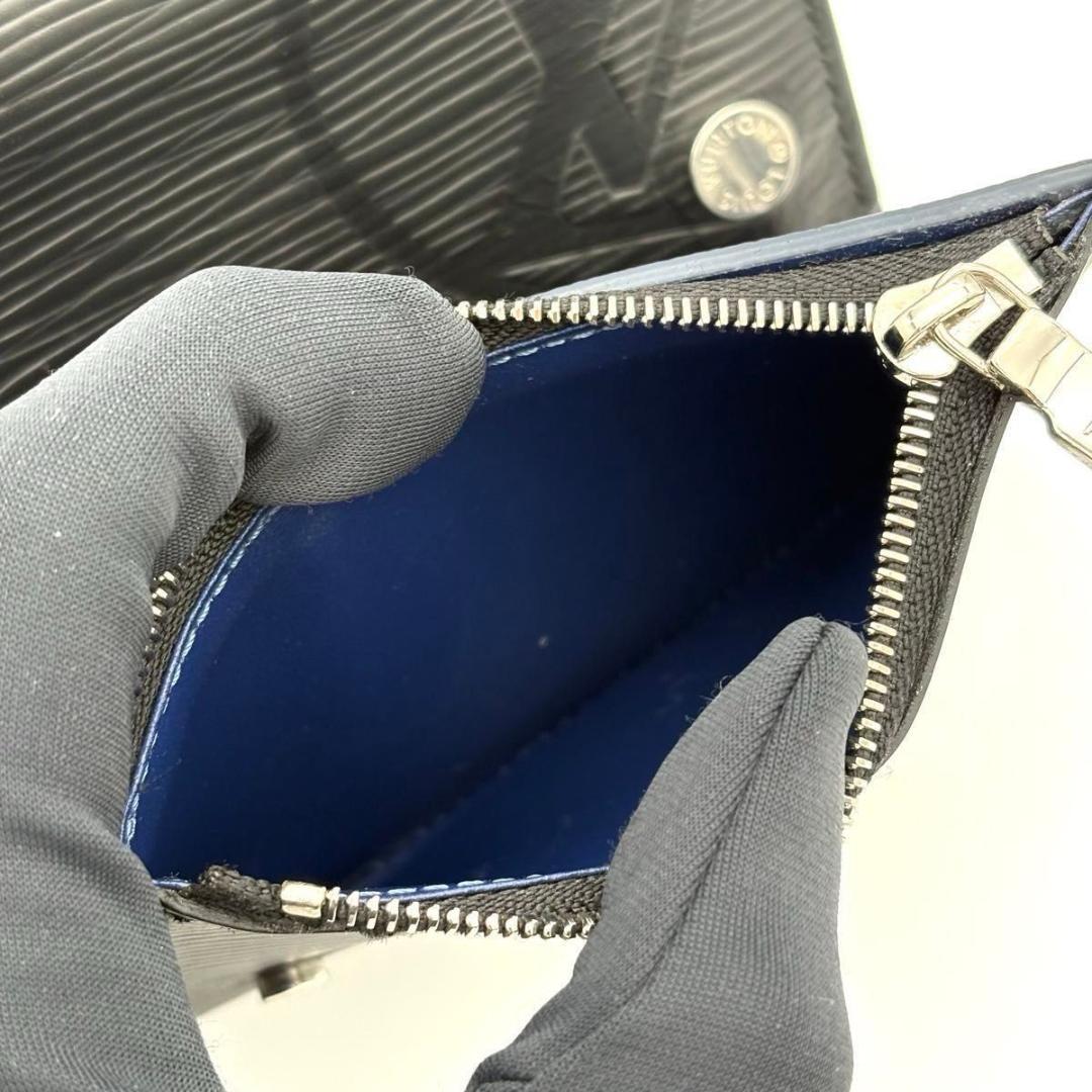専用ルイヴィトン エピ ノワール チェーン コンパクト ウォレット2260