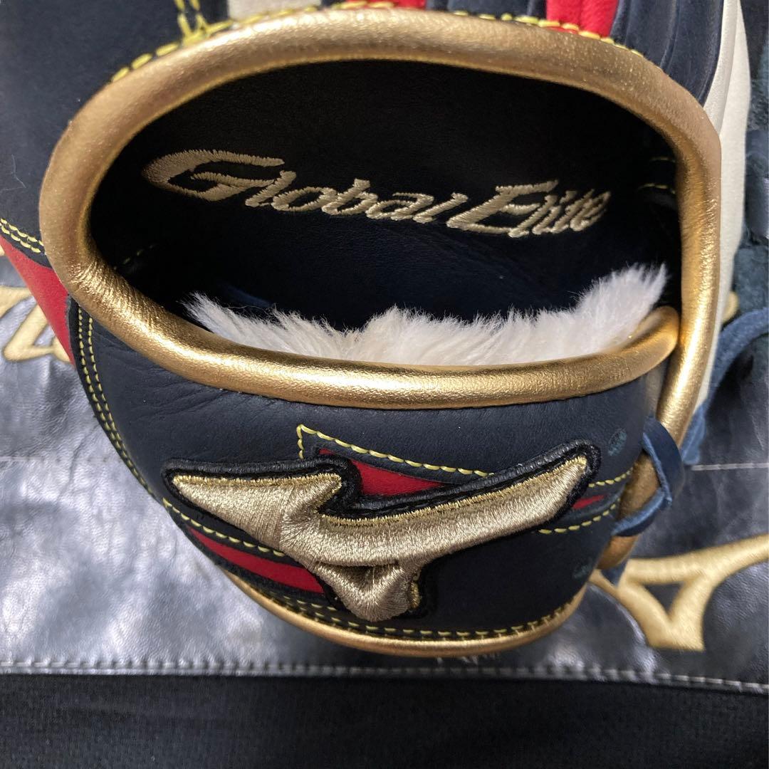 ミズノ グローバルエリート 一般 大人用 軟式 外野 左 野球 グローブ グラブ