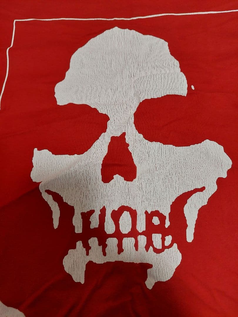 NUMBER (N)INE 06ss　ガンズ期　スカルTシャツ　レッド