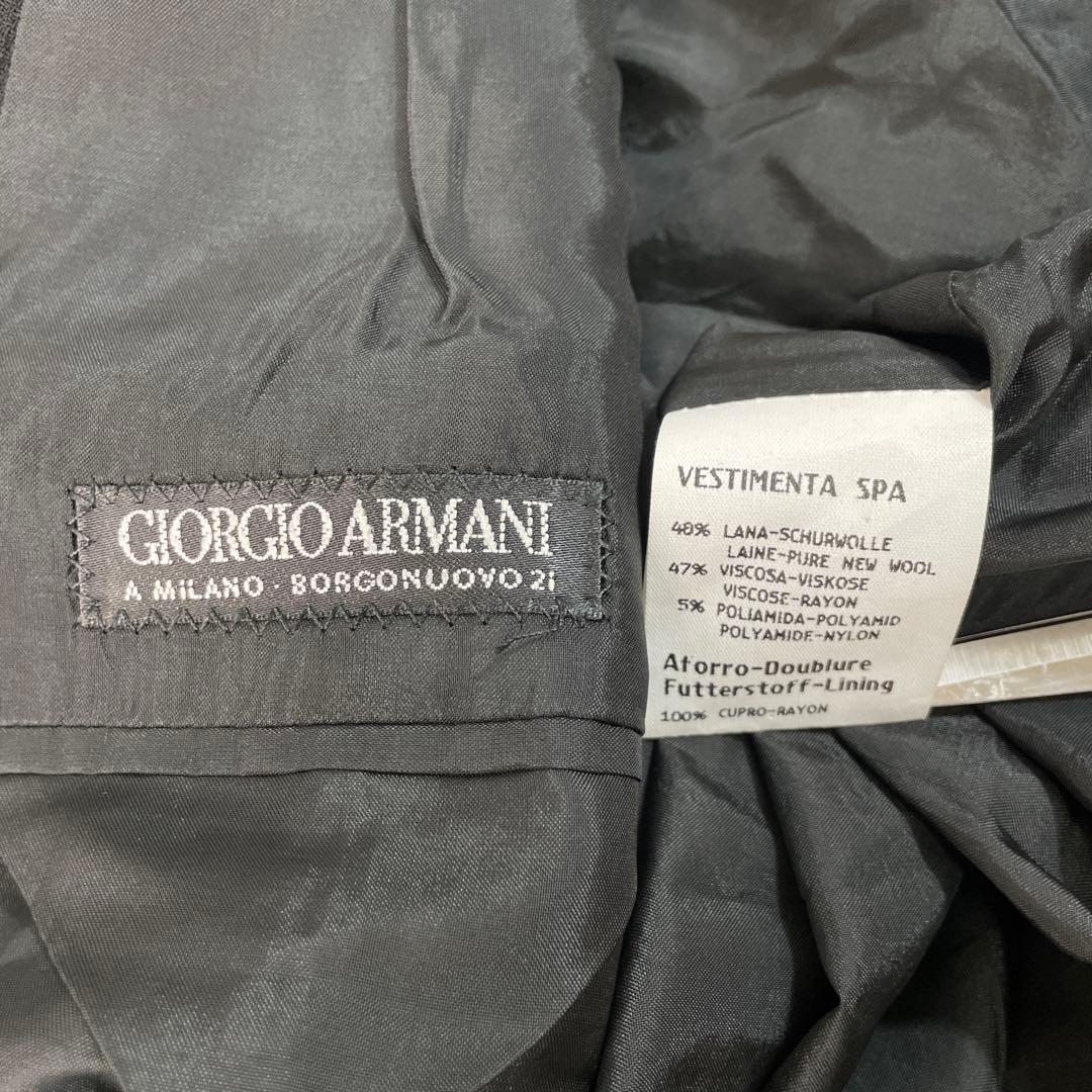 ジョルジオアルマーニ ダブルスーツ ブラック 菅田将暉