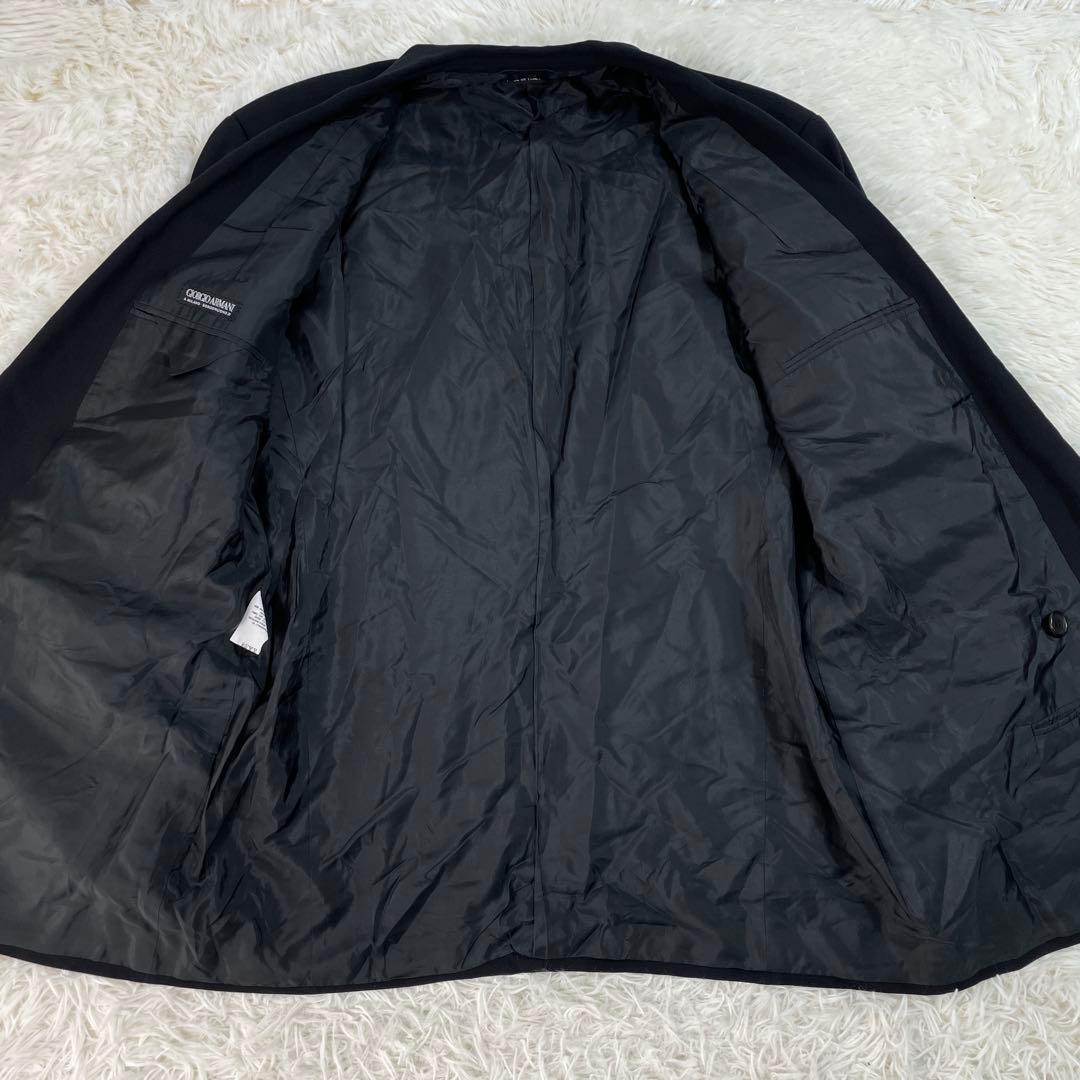 ジョルジオアルマーニ ダブルスーツ ブラック 菅田将暉