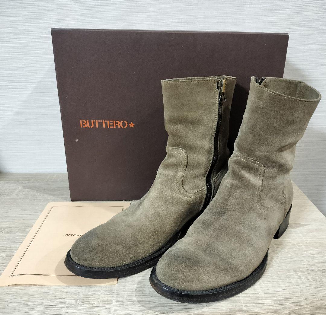 中古 BUTTERO ブッテロ B825 ショート ペコス ブーツ 41