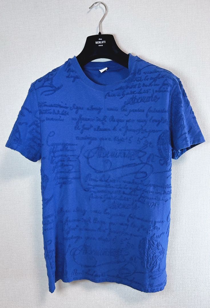 極美品　約9.2万円 Berluti スクリット コットン Tシャツ S