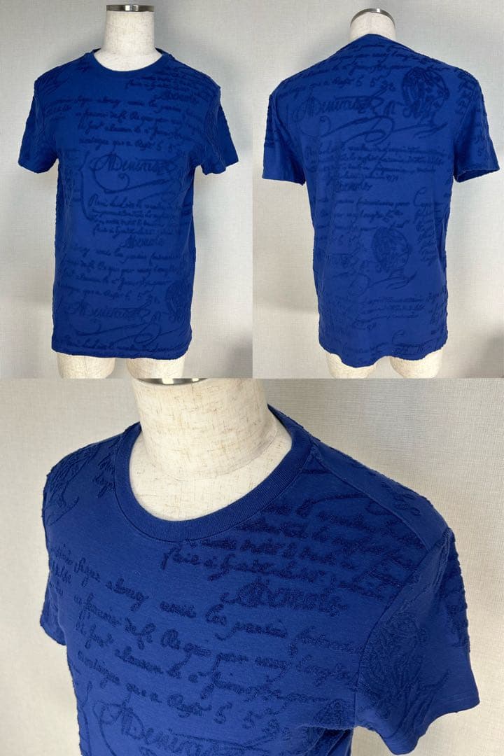 極美品　約9.2万円 Berluti スクリット コットン Tシャツ S