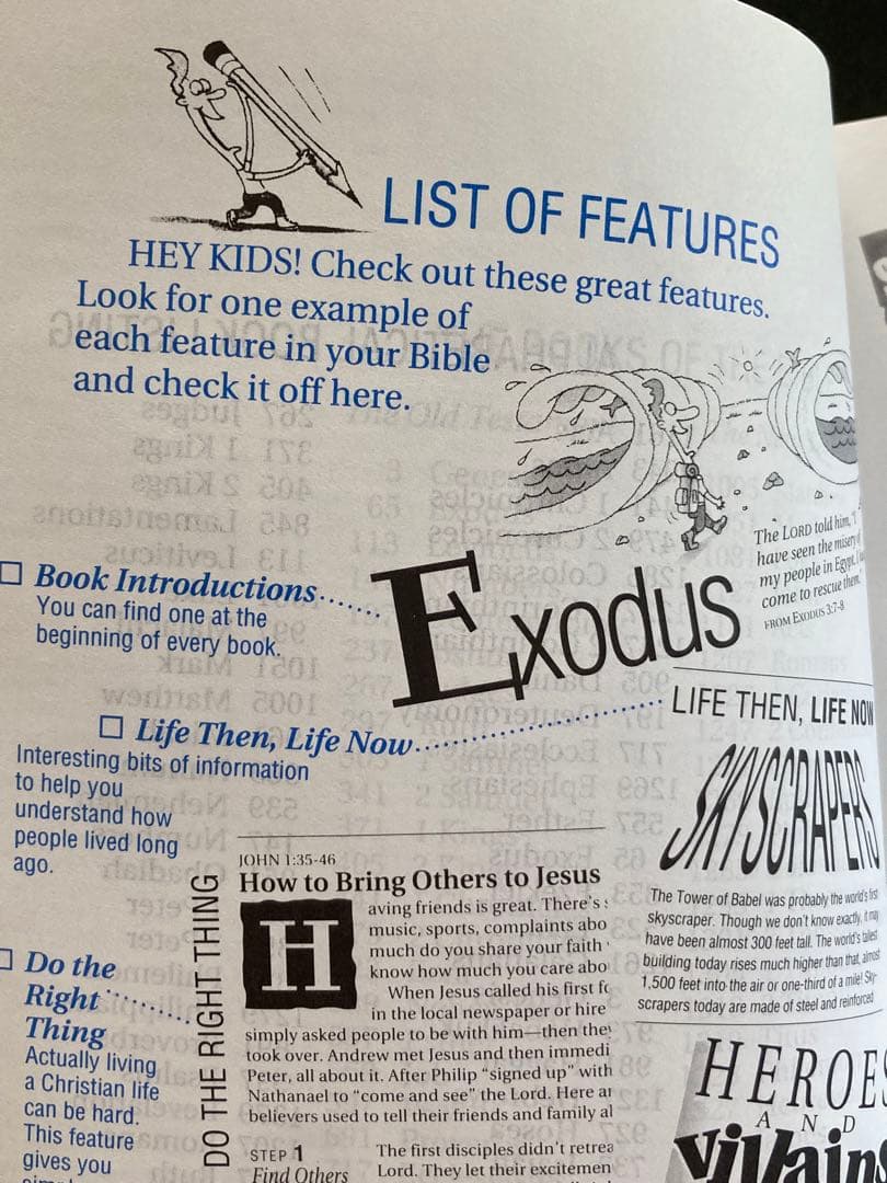 Kids life application bible 子供英語聖書