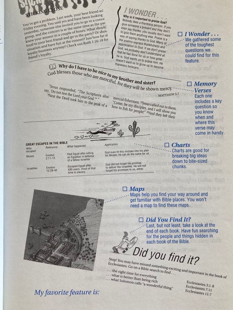 Kids life application bible 子供英語聖書