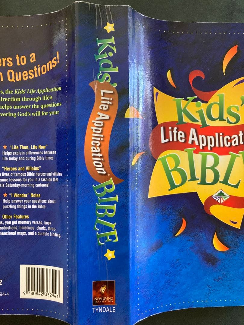 Kids life application bible 子供英語聖書
