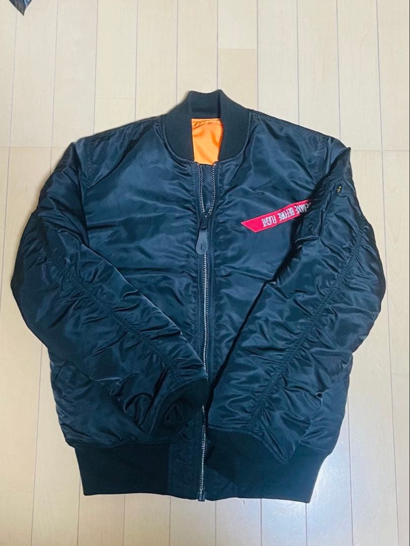 ALPHA INDUSTRIES MA-1 Lサイズ　黒ブラック