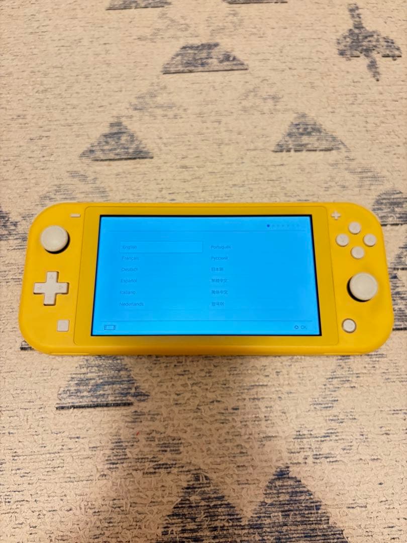 【動作OK・右スティック不良】Nintendo Switch Lite イエロー