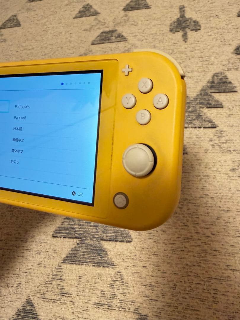 【動作OK・右スティック不良】Nintendo Switch Lite イエロー
