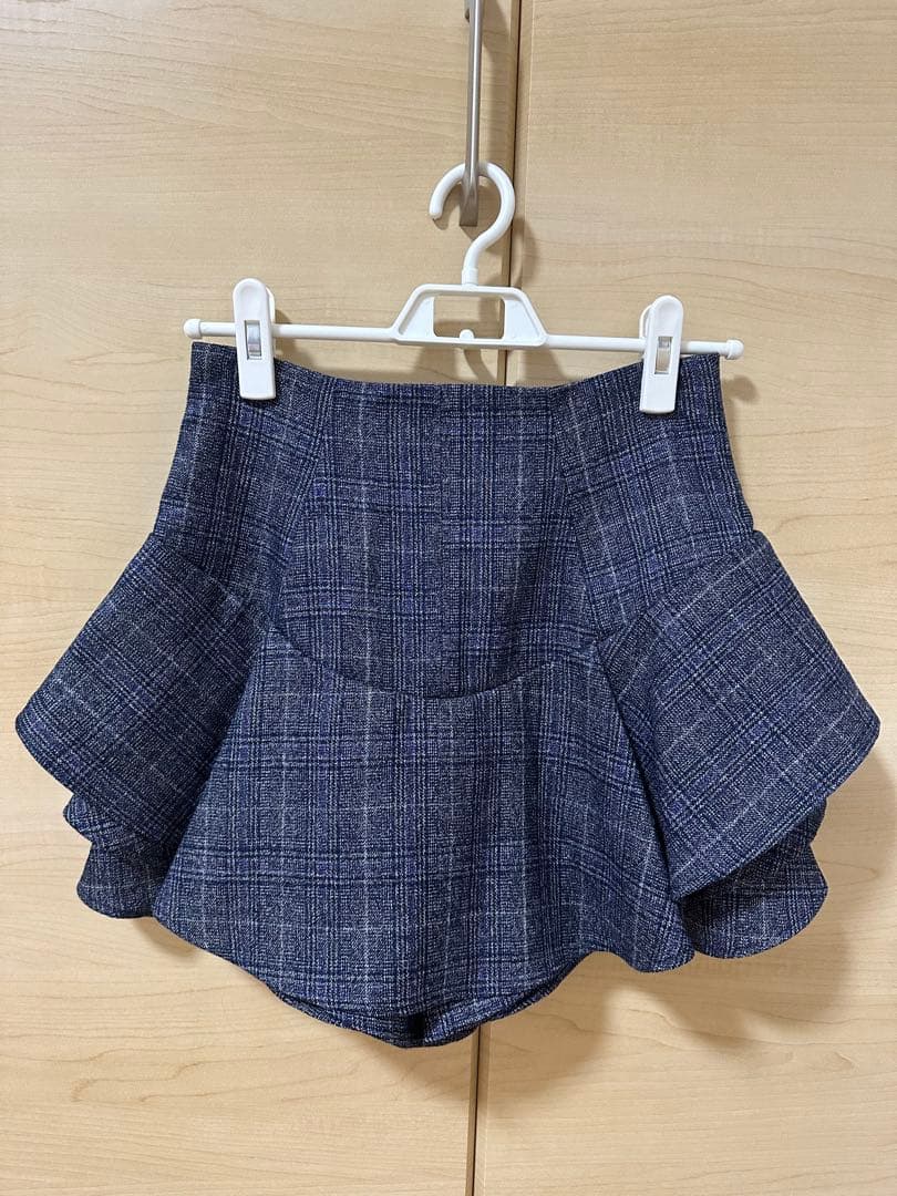 snidel レイヤードフリルミニスカショーパン【カンヘウォン着用】