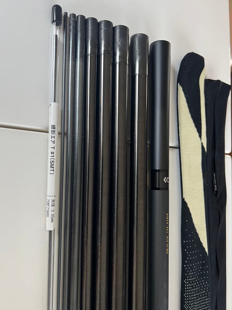 銀影競技 AIR T90 STRIP 9m 鮎竿・替え穂先・ロッドケース