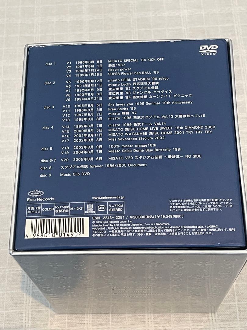 渡辺美里/スタジアム伝説 FOREVER 1986～2005 BORN FIN…