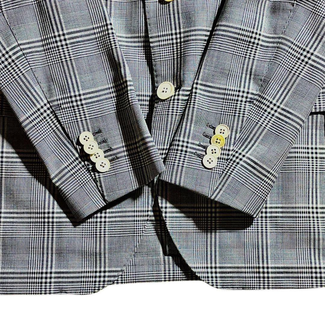 ガブリエレパジーニ　スーツ　セットアップ　チェック　ウィンドウペン　イタリア製