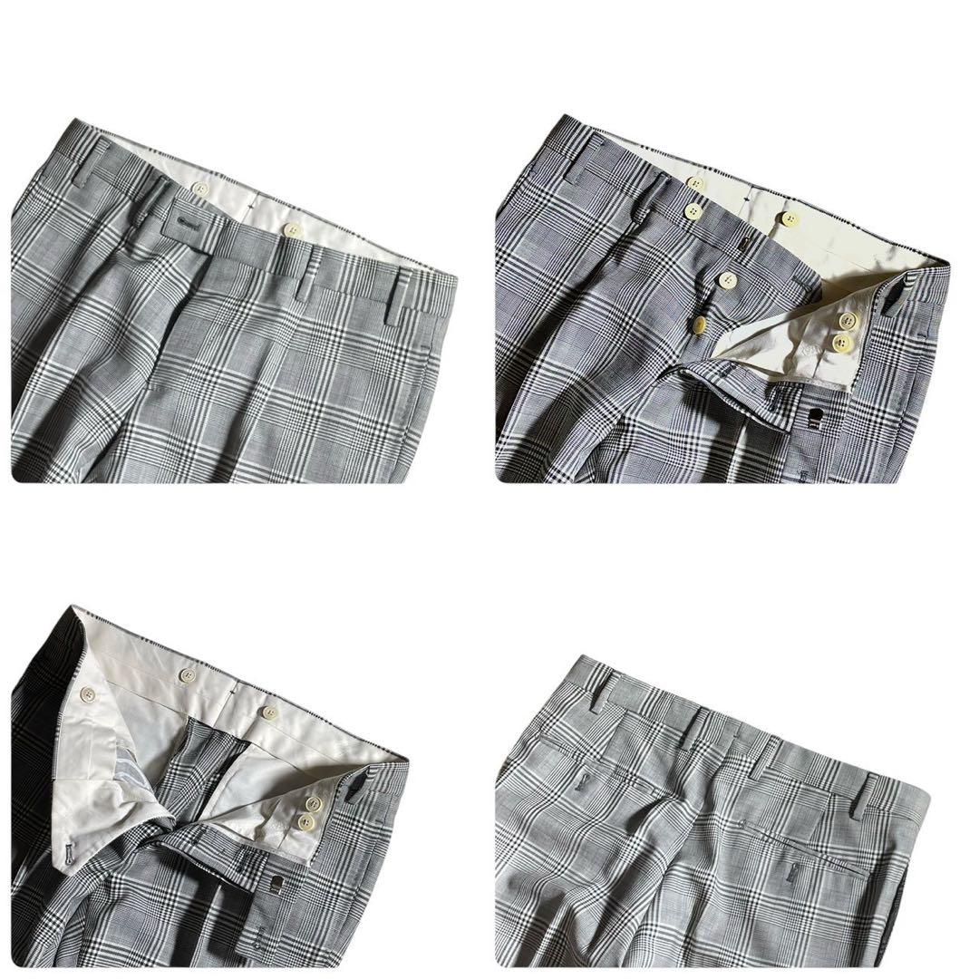 ガブリエレパジーニ　スーツ　セットアップ　チェック　ウィンドウペン　イタリア製