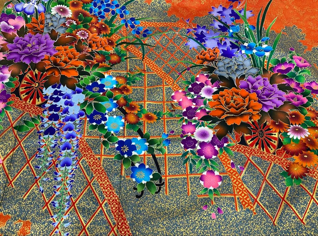 3235 着物　リメイク　ドレス　ワンピース