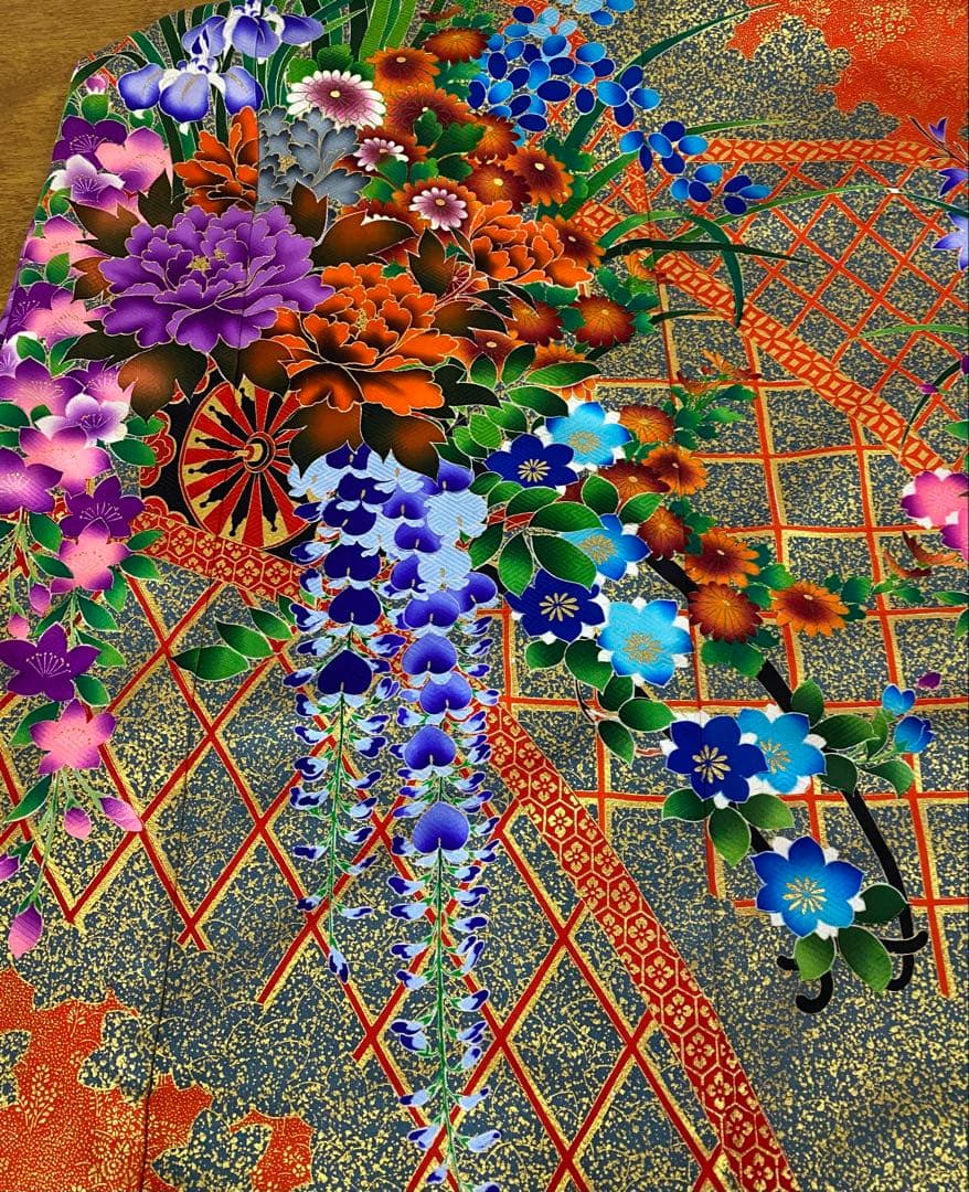 3235 着物　リメイク　ドレス　ワンピース