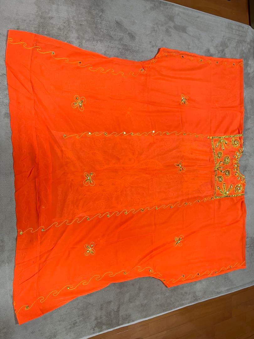 【蘭花】ベリーダンス　ハリージドレス