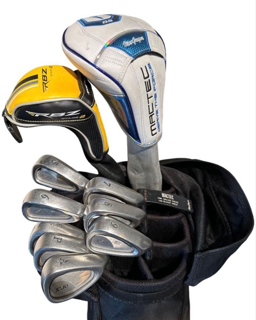 メンズ ゴルフクラブセット（テーラーメイド・ゼクシオ・ワールドイーグル）