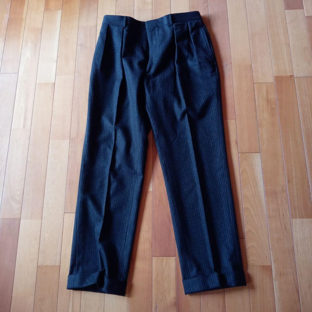 ポロラルフローレン 　チャコールグレーフランネル スーツ【イタリア製】