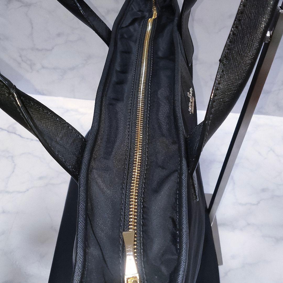 美品 KATE SPADE ナイロン ビジネスバッグ A4収納 ブラック