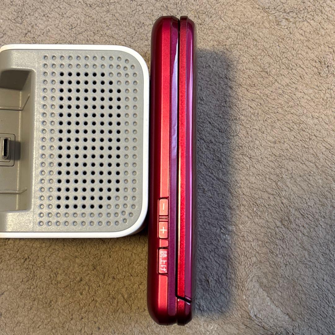 かんたんケータイ KYF43 ワインレッド