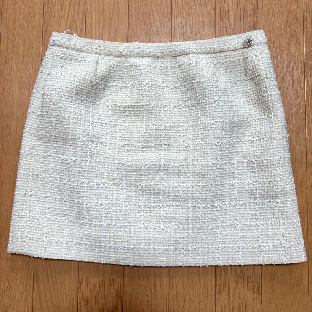 国内ブティック購入CHANELシャネル25クルーズツイードスカート36