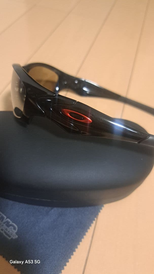 オークリー ストレートジャケット ブラックフレーム