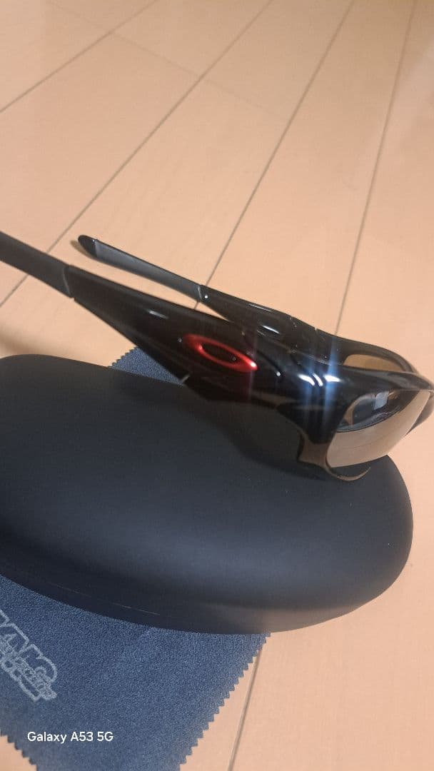 オークリー ストレートジャケット ブラックフレーム